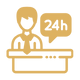 24-Hour Reception